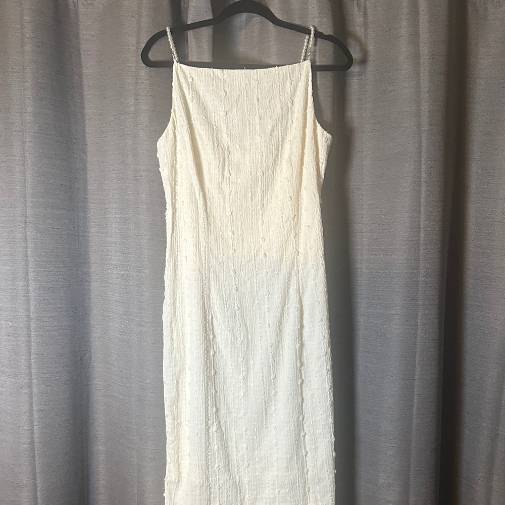 RIHOAS Elegant Cream Midi Dress